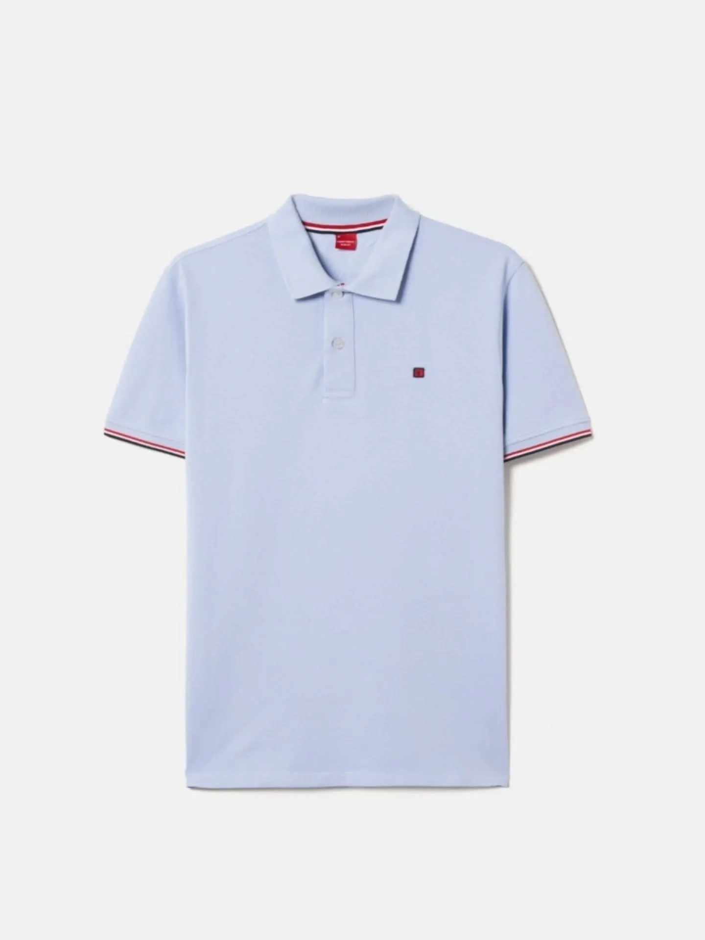 Polo azul claro de hombre — Flaviano Moda
